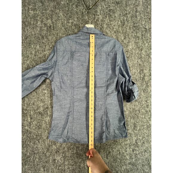 Dell Shirt‎ Womens Large Blue Employee Uniform Computers Technology - Picture 7 of 8